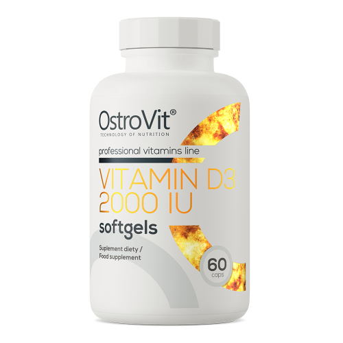 OstroVit Witamina D3 2000 IU 60 kapsułek