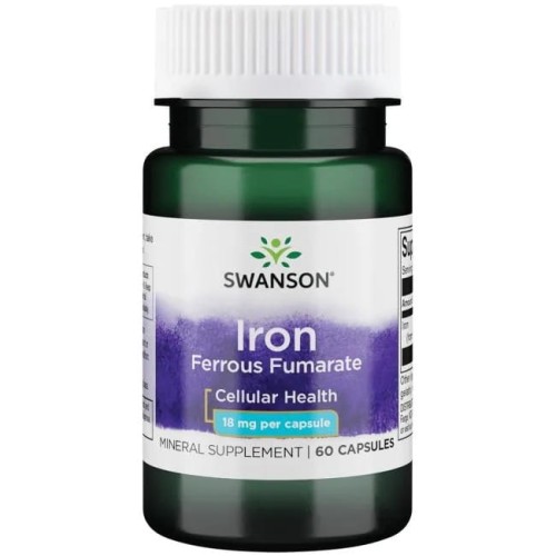 Iron Ferrous Fumarate 18 mg (60 kaps.)