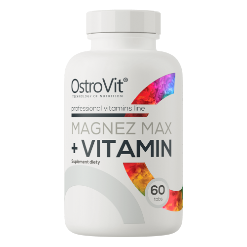 OstroVit Magnez MAX + Vitamin 60 tabletek 