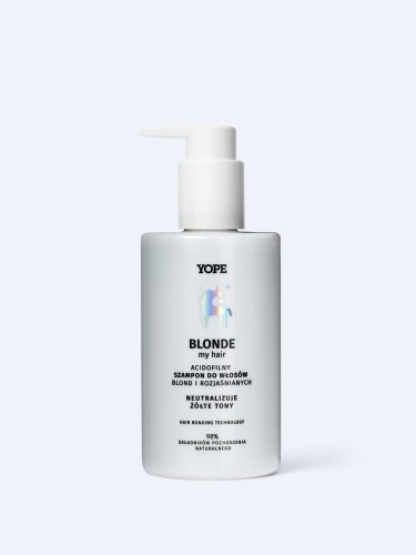 YOPE BLONDE my HAIR Acidofilny szampon do włosów blond i rozjaśnianych 300ml