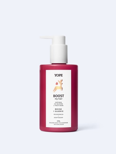 YOPE Regenerująca odżywka do włosów z proteinami i adaptogenem BOOST my HAIR 300ml