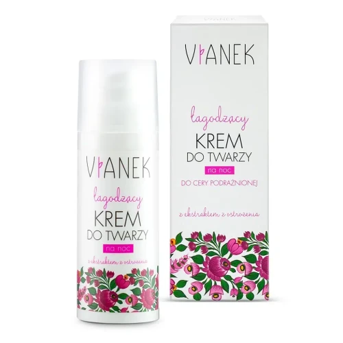 VIANEK Łagodzący krem do twarzy na noc 50ml