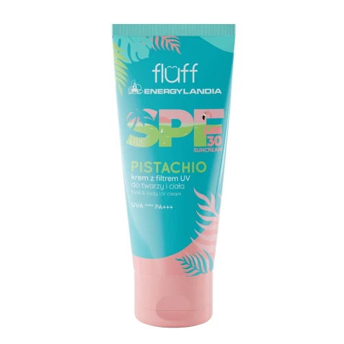 Fluff Superfood PISTACHIO Krem z filtrem SPF 30 do twarzy i ciała 100ml