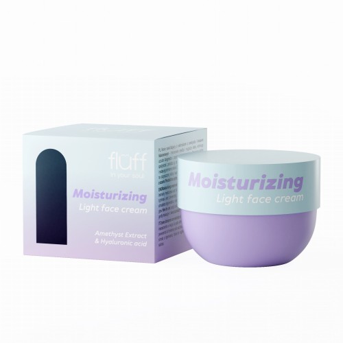Fluff Superfood Krem nawilżający z ekstraktem z ametystu i kwasem hialuronowym 50ml