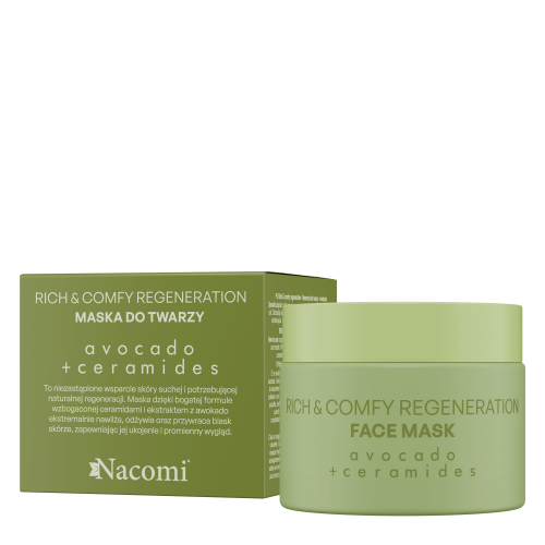 Nacomi Rich&Comfy Regeneration Maseczka do twarzy AWOKADO 40ml