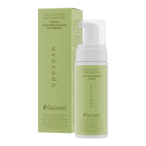 Nacomi Rich&Comfy Regeneration Pianka oczyszczająca do twarzy AWOKADO 150ml