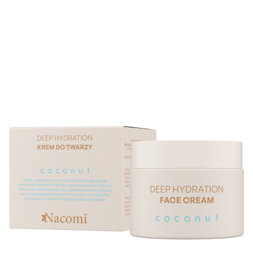 Nacomi Deep hydration Krem do twarzy COCONUT 40ml