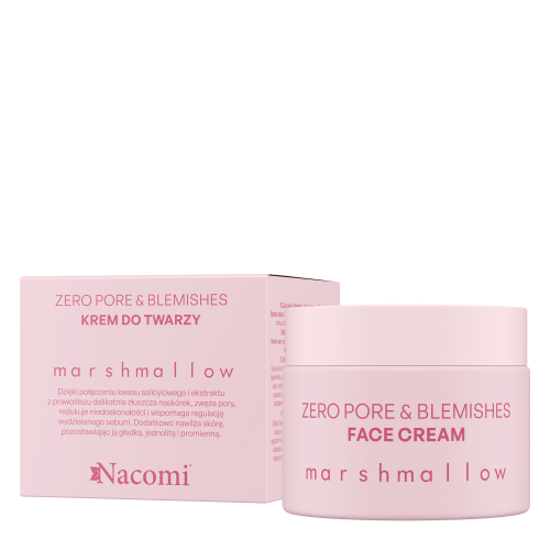 Nacomi Zero pore & blemishes Krem do twarzy MARSHMALLOW 40ml