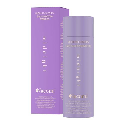 Nacomi Rich recovery Żel do mycia twarzy MIDNIGHT 140ml