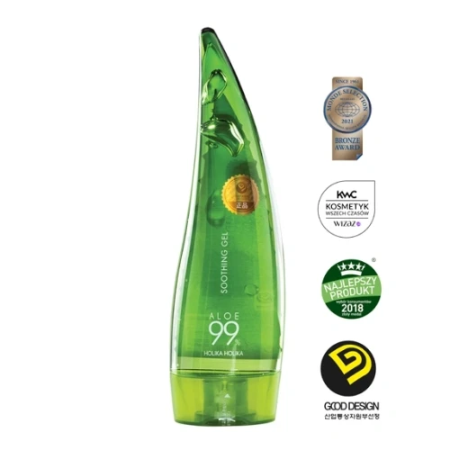 Holika Holika Aloe 99% Soothing Gel 250ml - wielofunkcyjny żel aloesowy do twarzy, ciała i włosów