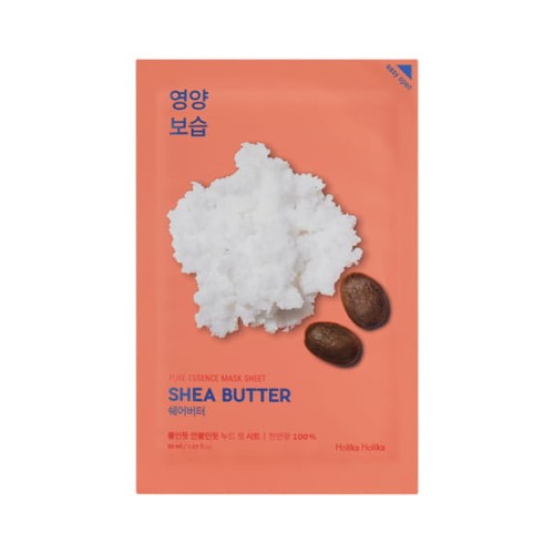 Holika Holika Pure Essence Mask Sheet - Shea Butter 23ml - odżywczo-nawilżająca maska w płachcie z masłem shea