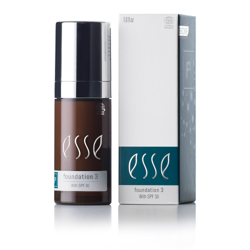 ESSE FOUNDATION 3 Podkład probiotyczny z ochroną SPF30 (odcień naturalny 03) (30 ml)