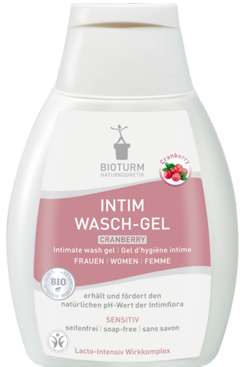 Bioturm No.91 żel do higieny intymnej z bio-serwatką i żurawiną o działaniu łagodzącym, 250 ml