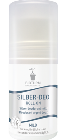 Bioturm No.38 dezodorant roll on z mikrosrebrem Mild do skóry bardzo wrażliwej, 50 ml