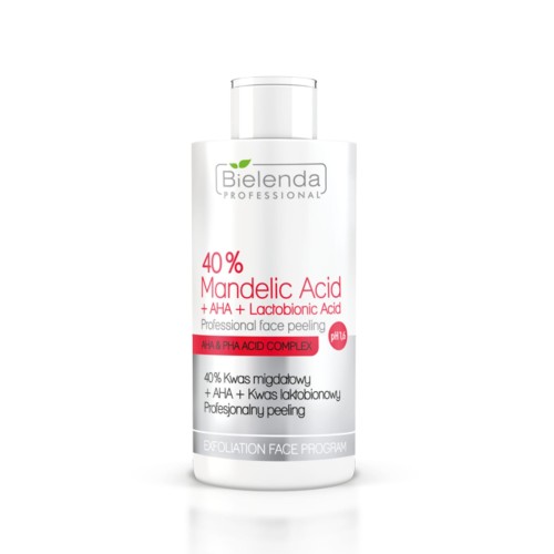 Bielenda Professional Exfoliaton Face Program 40% Mandelic Acid + AHA + Lactobionic Acid Peeling z kwasami 150g