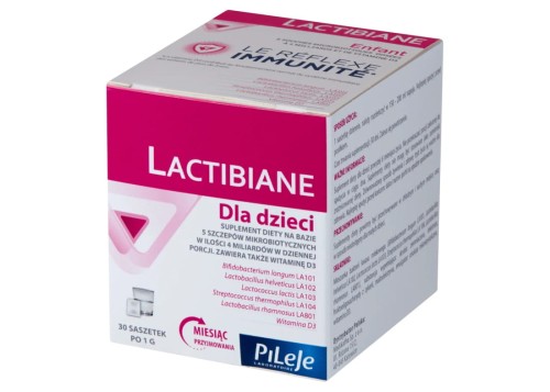PILEJE Lactibiane dla dzieci - Probiotyk (30 szt.)