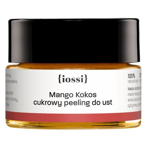 IOSSI Mango Kokos. Cukrowy peeling do ust / 15 ml 