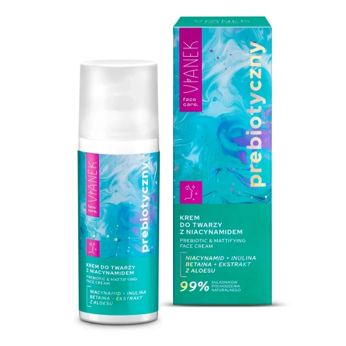 VIANEK Prebiotyczny Krem do twarzy z niacynamidem 50 ml