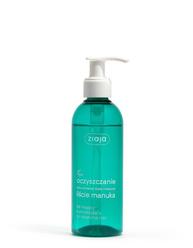 Ziaja liście manuka żel myjący normalizujący na dzień/na noc 200 ml