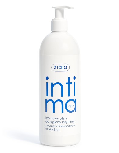 Ziaja Intima Kremowy płyn do higieny intymnej z kwasem hialuronowym nawilżający 500 ml