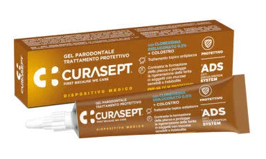 CURASEPT ADS 350 PROTECTIVE 0,20% CHX 30ml - antyseptyczny żel z chlorheksydyną, colostrum i PVP-VA