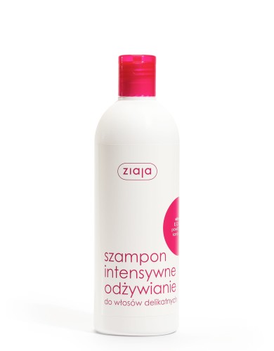 ZIAJA szampon intensywne odżywianie do włosów delikatnych 400 ml.