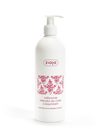 ZIAJA odżywcze mleczko do ciała z kaszmirem 400 ml.