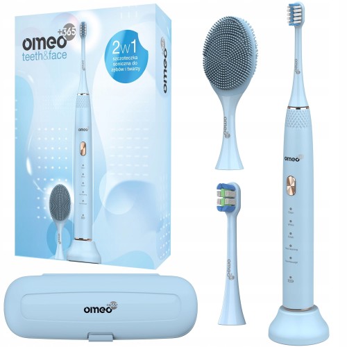 Omeo Teeth&Face BLUE Szczoteczka Soniczna  