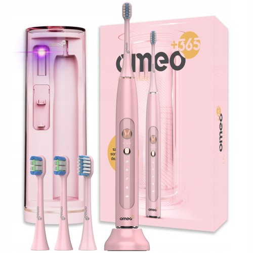 Omeo 365+ UV Sanitizer PINK Szczoteczka Soniczna  