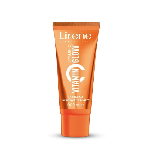 Lirene VITAMIN GLOW 002 BEIGE- Podkład rozświetlający 30 ml