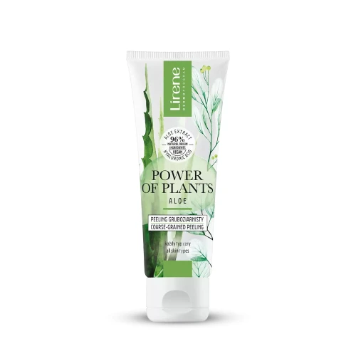 Lirene POWER OF PLANTS Peeling gruboziarnisty ALOES 75 ml