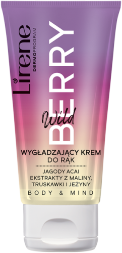  Lirene Body & Mind Wygładzający krem do rąk wildberry, 50 ml