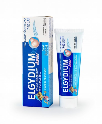 Elgydium Junior Bubble Pasta do zębów dla dzieci 7-12 lat 50 ml