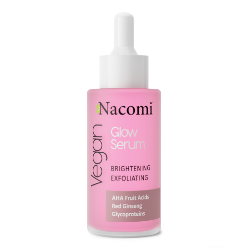 Nacomi Vegan Glow Serum serum rozjaśniająco złuszczające 40ml (1) (1)