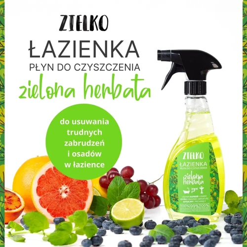 ZIELKO Płyn do łazienki ZIELONA HERBATA Pojemność: 500 ml