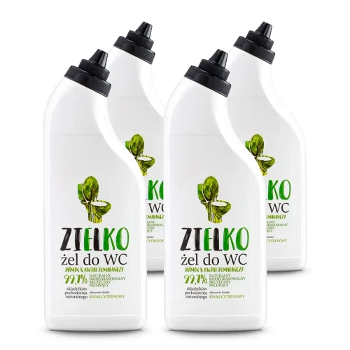 ZIELKO Zestaw Żel do WC 4x500ml (3+1 gratis) Pojemność: 4x500 ml