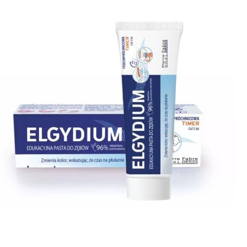 ELGYDIUM TIMER Edukacyjna pasta do zębów dla dzieci od 3 lat , 50ml