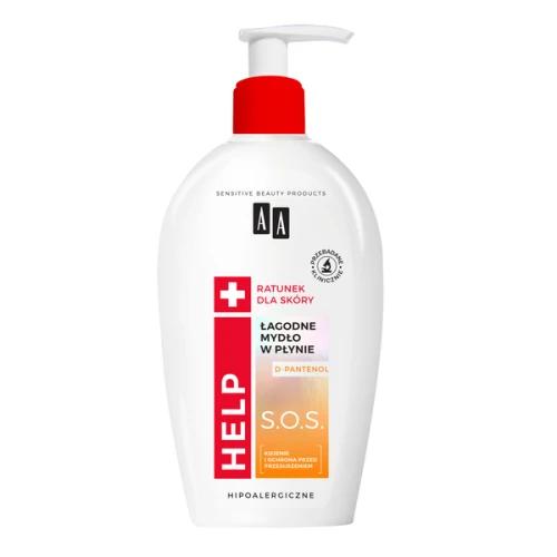 AA Help Łagodne mydło w płynie S.O.S z D-PANTENOLEM 300 ml 