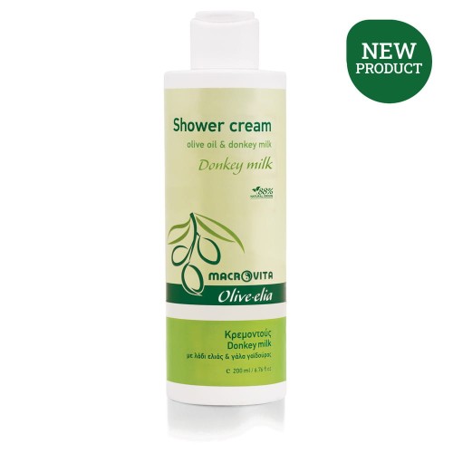 MACROVITA Olive.elia Donkey Milk kremowy żel pod prysznic z bio-oliwą i oślim mlekiem 200ml