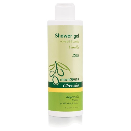 MACROVITA Olive.elia Vanilla żel pod prysznic z bio-oliwą i wanilią 200ml