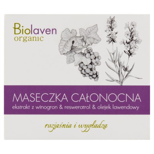 Biolaven Maseczka całonocna do twarzy 45ml   08/2025  (E1)