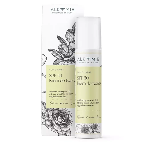 Alkmie Sun D-Light - Ochronny krem do twarzy SPF 50, 50 ml 04/2025 (1)