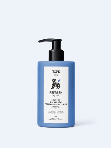 YOPE  Szampon do włosów przetłuszczających się REFRESH my hair 300 ml