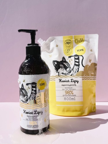 YOPE Żel pod prysznic Kwiat lipy 800 ml