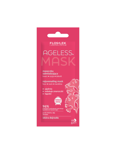 FLOSLEK - AGELESS. Maseczka odmładzająca twarz, szyja dekolt 6 ml