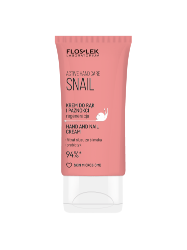 FLOSLEK - ACTIVE hand care SNAIL Krem do rąk i paznokci 50 ml