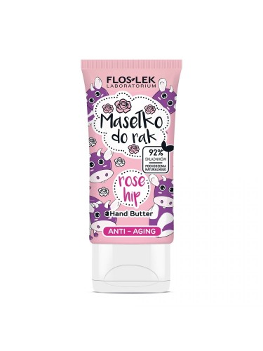 FLOSLEK - Masełko do rąk anti-aging rose hip 50 ml