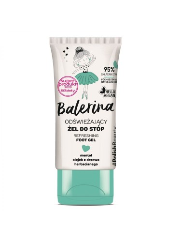 FLOSLEK - BALERINA Odświeżający żel do stóp 50 ml