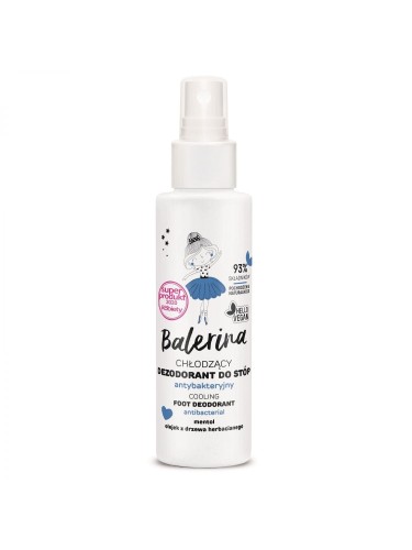 FLOSLEK - BALERINA Chłodzący dezodorant do stóp antybakteryjny 100 ml