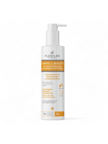 FLOSLEK - WHITE & BEAUTY Żel rozjaśniający do higieny intymnej 225 ml